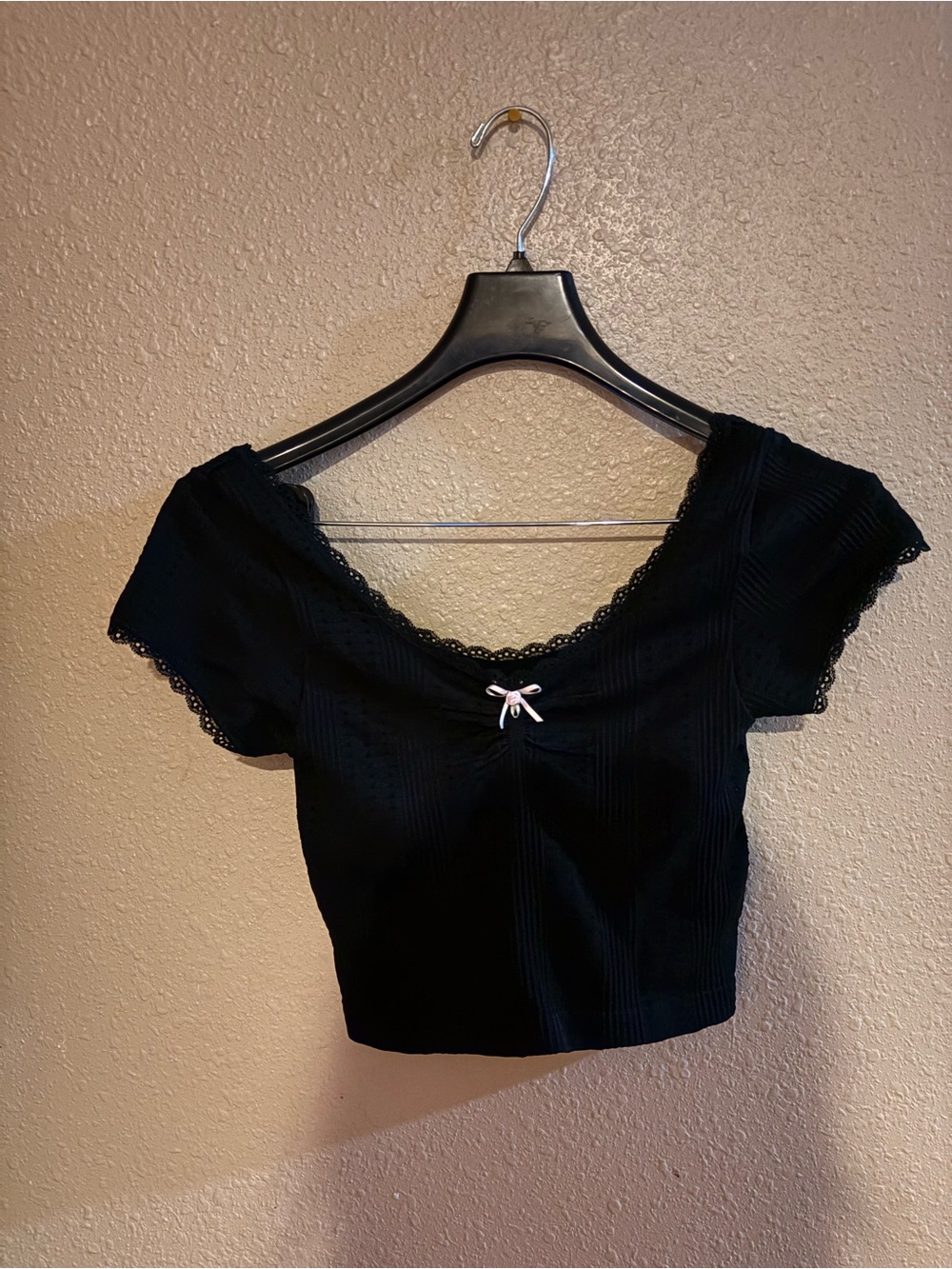 Vital life coquette inspired Medium crop top